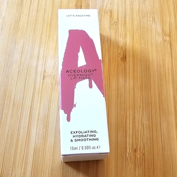 Aceology Overnight Lip Mask, Exfoliating Hydrating & Smoothing, Full-size 15ml - Picture 5 of 8